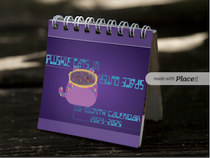 Cat Calendar 3D model